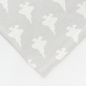 Grijze F-35 Jet Patterned Custom Squadron Patch Fleece Deken (Hoek)