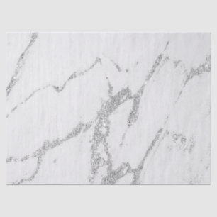 Grijze faux glitter zilveren glitter accent tissuepapier