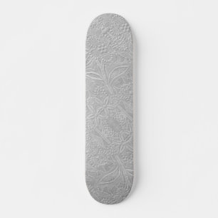 Grijze Floral reliëf look Skateboard