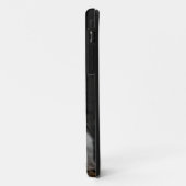 Grijze Fluffy Kat Case-Mate iPhone Case (Achterkant/links)
