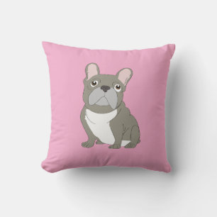 Grijze Franse Bulldog Kussen