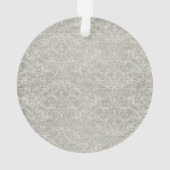 Grijze  Franse Regency Lace Weddings Ornament (achterkant)