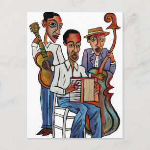 Grijze galerij: Blues Boys Briefkaart