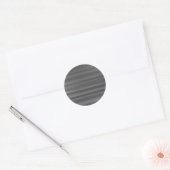 Grijze geborsteld ronde sticker (Envelop)