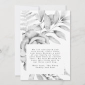 Grijze gemoute flessen Neutrale Baby Aankondiging (Achterkant)