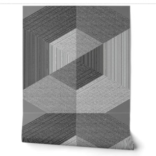 Grijze gestructureerde 3D-effect "Ratti_Creative_A Behang