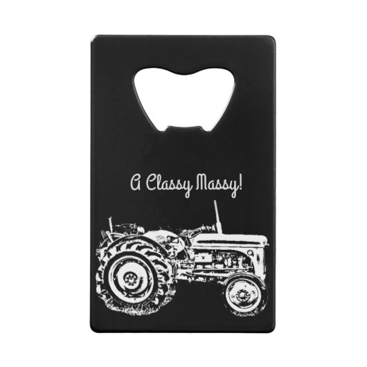 Grijze gisttrekker Kredietkaart Flessenopener (Voorkant)