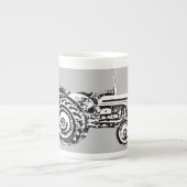 Grijze gisttrekker Porselein Kop (Voorkant)