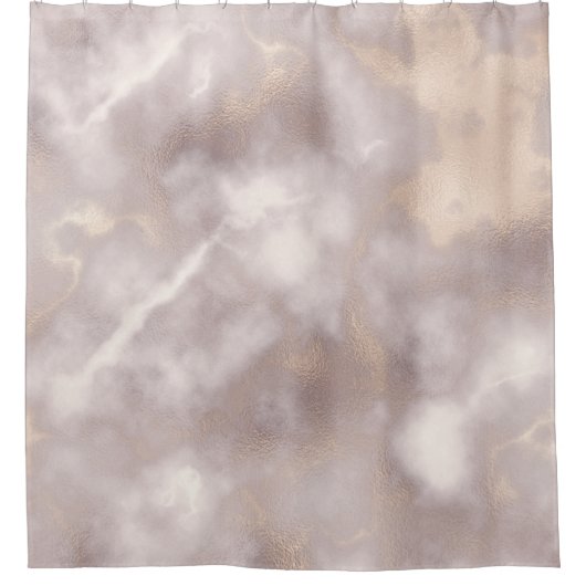 Grijze glazen marmer douchegordijn (Voorkant)