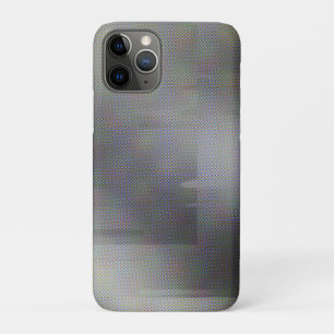 Grijze Glitch Art Micro Punten Vaporwave Esthetiek iPhone 11 Pro Hoesje