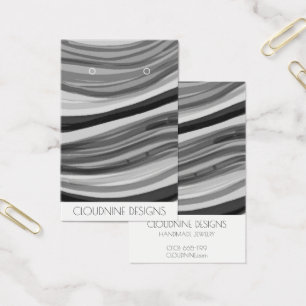 Grijze golven die Ketting-juwelen-display Kaart ve