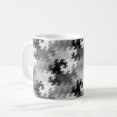 Grijze golven koffiemok (Voorkant links)