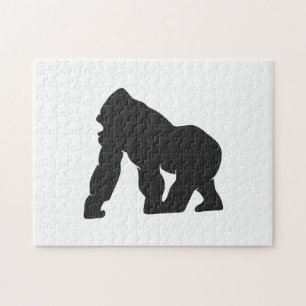 Grijze gorilla legpuzzel