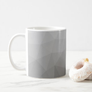 Grijze Gradiënt Geometrisch Gaas Patroon Koffiemok