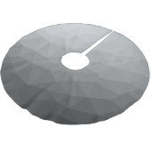 Grijze gradiënt Geometrische maaspatroon Kerstboom Rok (Gekanteld)