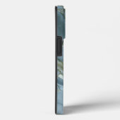 Grijze groene blauwe marmertextuur, in de rack Case-Mate iPhone case (Achterkant / Rechts)