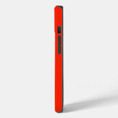 Grijze groene strepen op rood Case-Mate iPhone case (Achterkant / Links)