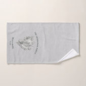 Grijze handdoekset Shell Bath Bad Handdoek (Handdoek)