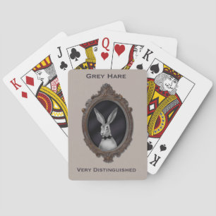 Grijze haren Zeer onderscheiden Pokerkaarten