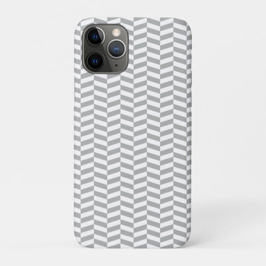 Grijze Heringbot Case-Mate iPhone Case (Achterkant)