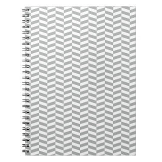 Grijze Herringbone Notitieboek