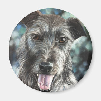 Grijze hondenpuppy magneet