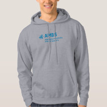 Grijze hoodie met AMBS logo