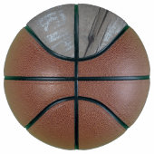grijze houten planken basketbal (Rechts)