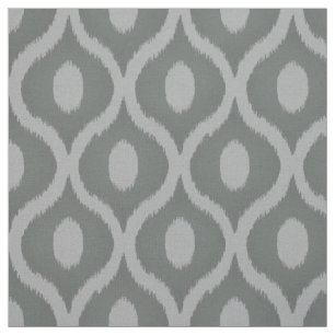 Grijze ikat Marokkaans design Stof