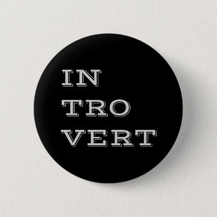 Grijze Introvert-Button Ronde Button 5,7 Cm