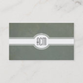 Grijze Italiaanse Grunge  Effect Visitekaartje (Achterkant)