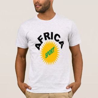 Grijze jersey-T-shirt AFRICA SPORT T-shirt