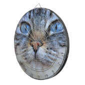 Grijze kat dartbord (Voorkant Rechts)