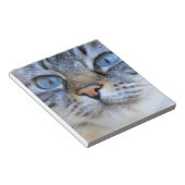 Grijze kat notitieblok (Schuin)