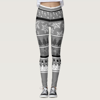 Grijze kerstLeggings Leggings