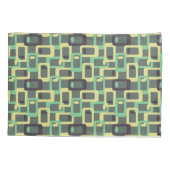 Grijze ketting link kussensloop (Achterkant)