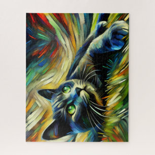 Grijze kitten 500 stuk puzzel