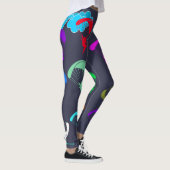 Grijze kleurrijke Pixie-Leggings Leggings (Rechts)