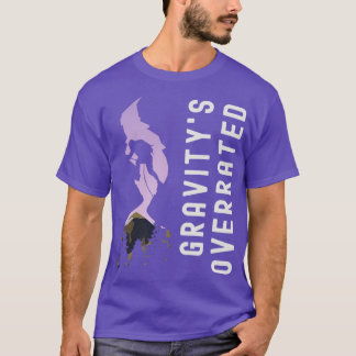 Grijze klimatologische weerstand van de giermachin t-shirt