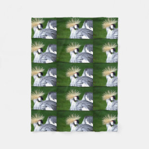 grijze kroon kraanvogel bank personaliseren bedden fleece deken