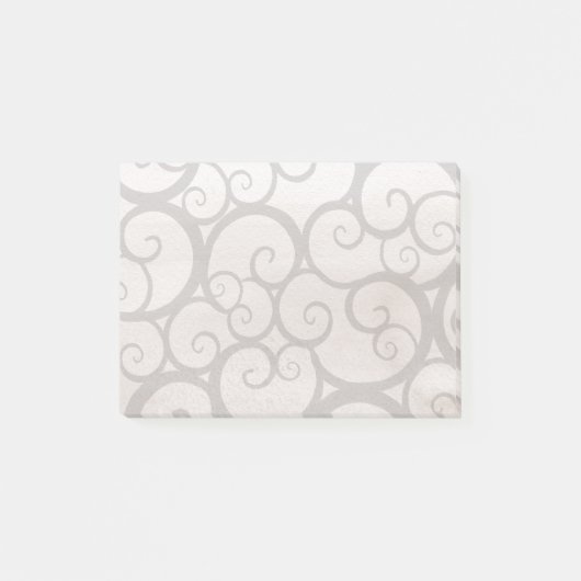 Grijze krullen post-it® notes (Voorkant)