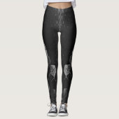 Grijze Leggings van vis (Voorkant)
