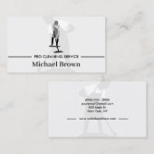 Grijze Mannen Schone professionele jager Visitekaartje (Voorkant / Achterkant)