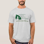 Grijze mannen t-shirt met EAP-Adk-logo (Voorkant)