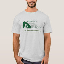 Grijze mannen t-shirt met EAP-Adk-logo