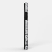Grijze marmer Dapped Concrete Case-Mate iPhone Case (Achterkant/rechts)