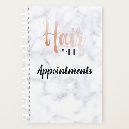 " grijze marmer granite roos Gold " - afspraken Planner (Voorkant)