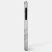 Grijze marmertextuur Case-Mate iPhone case (Achterkant/links)