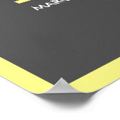 Grijze materie poster (Hoek)