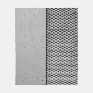 Grijze metalen gegalvaniseerde plaat fleece deken